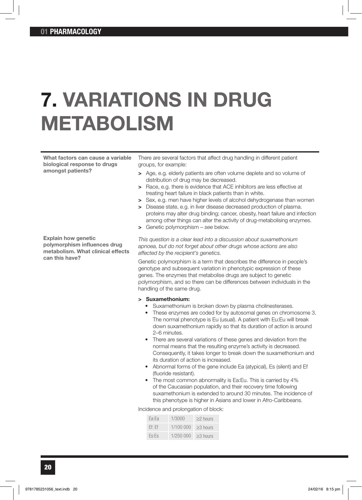 Variationer i läkemedelsmetabolism — genetisk polymorfism